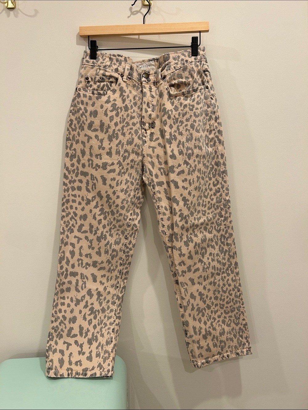 The Great. Leopard Wayne Jeans Sz 27